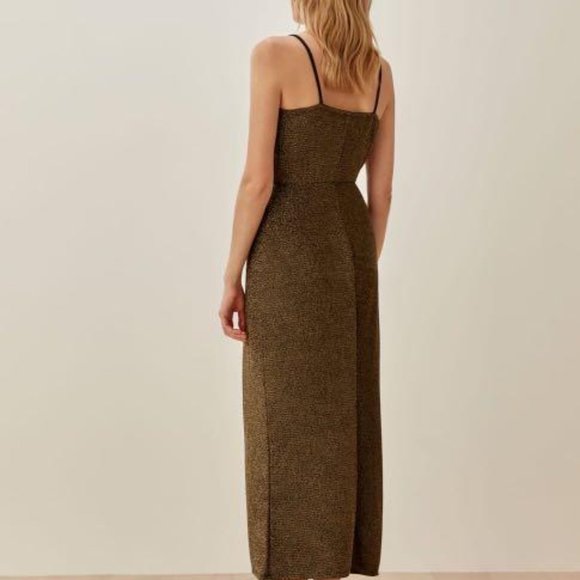 Reformation Gold Midi Dress - Picture 4 of 4